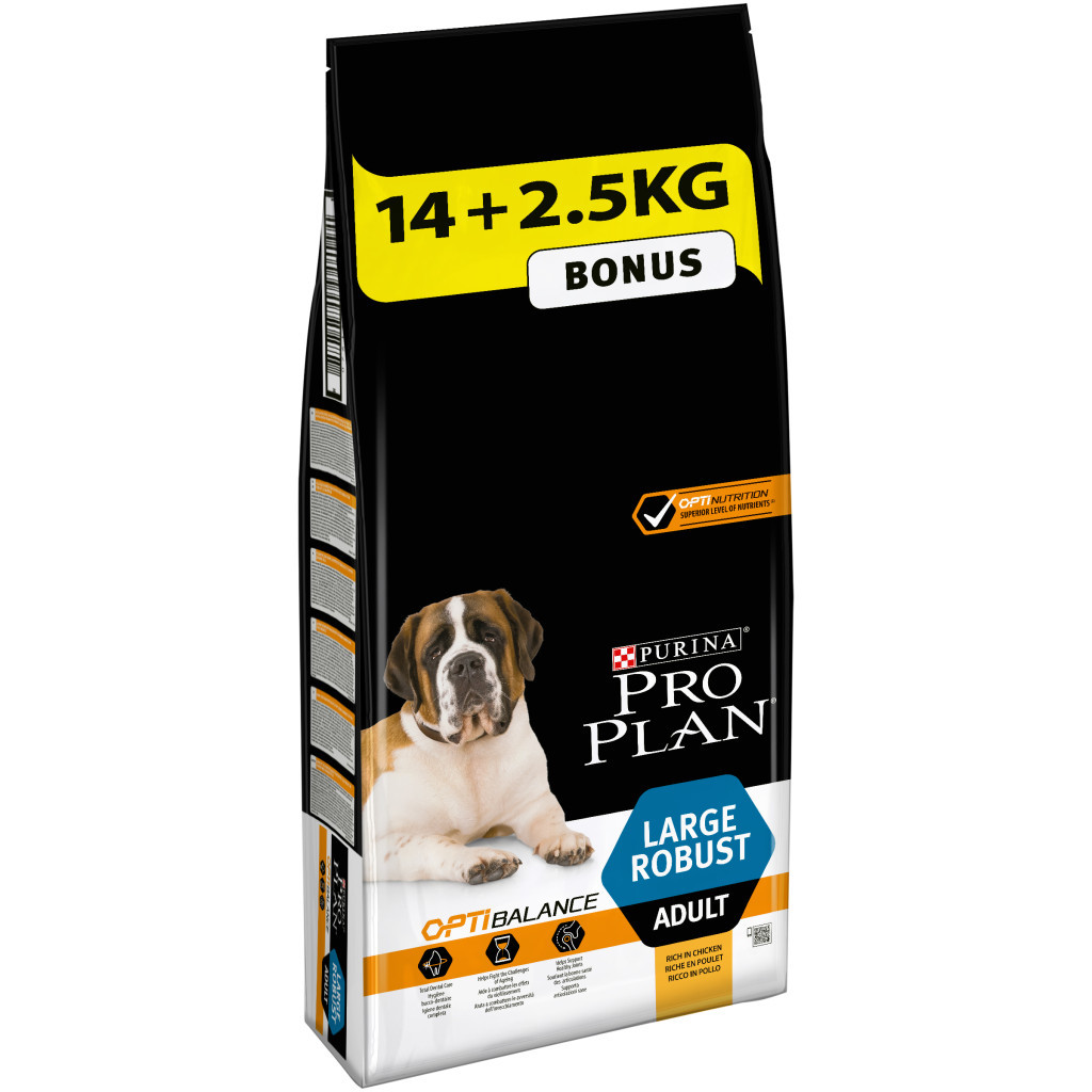 Сухий корм для собак Purina Pro Plan Dog Large Adult Robust з куркою 14+2.5 кг (7613035120624) - зображення 1