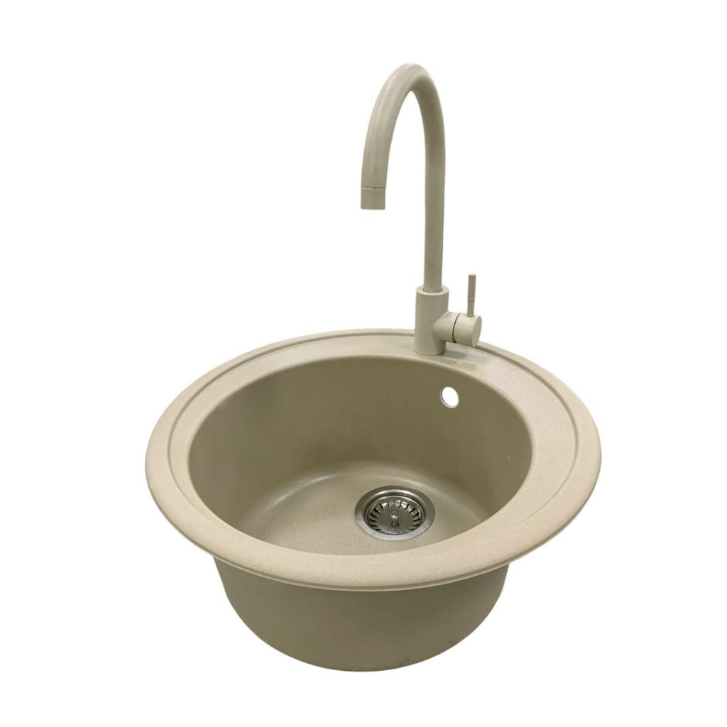 Мийка кухонна Adamant Sun Сахара + змішувач (4824296910102) - зображення 3