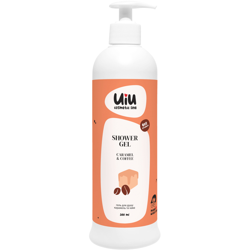 Гель для душу UIU Карамель & Кава 300 мл (4820152332851) - зображення 1
