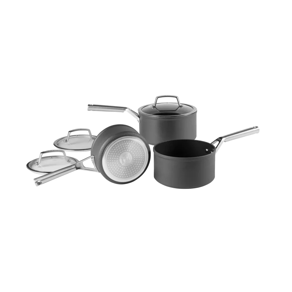 Набір посуду Ninja 3 предмети із нержавіючої сталі з кришками (C63000EU) - зображення 1
