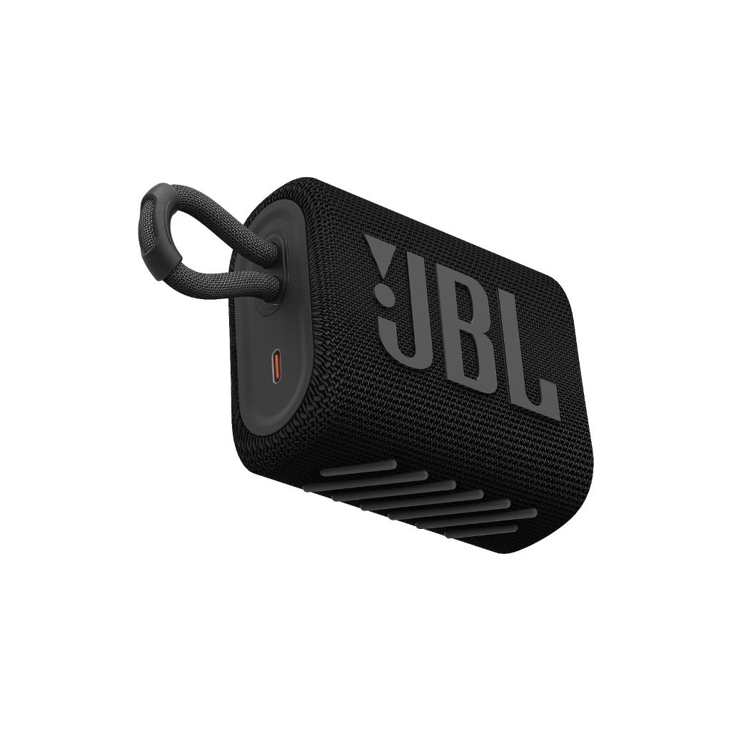 Акустична система JBL Go 3 Black (JBLGO3BLK) - зображення 9