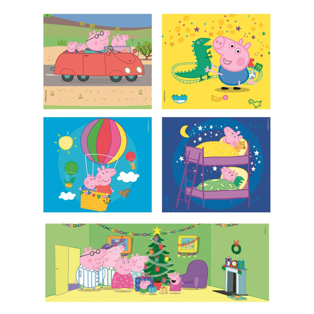 Пазл Clementoni 10 в 1 Peppa Pig (20271) - зображення 3