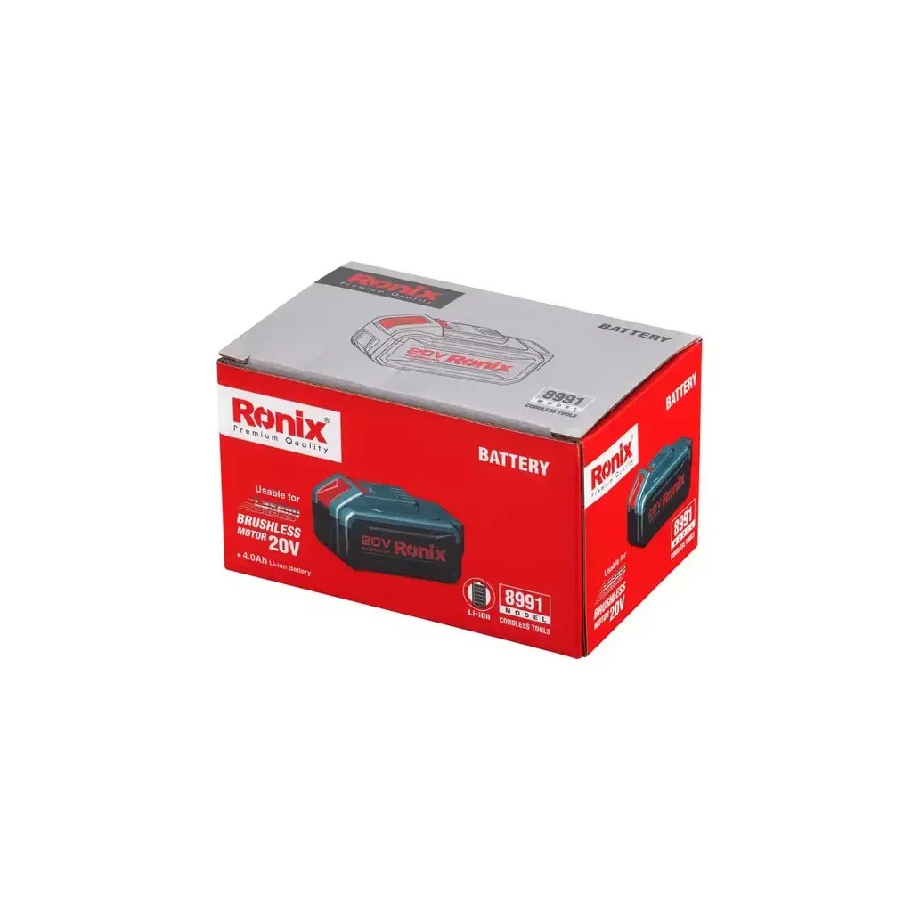 Акумулятор до електроінструменту Ronix 4Ah (8991) - зображення 9