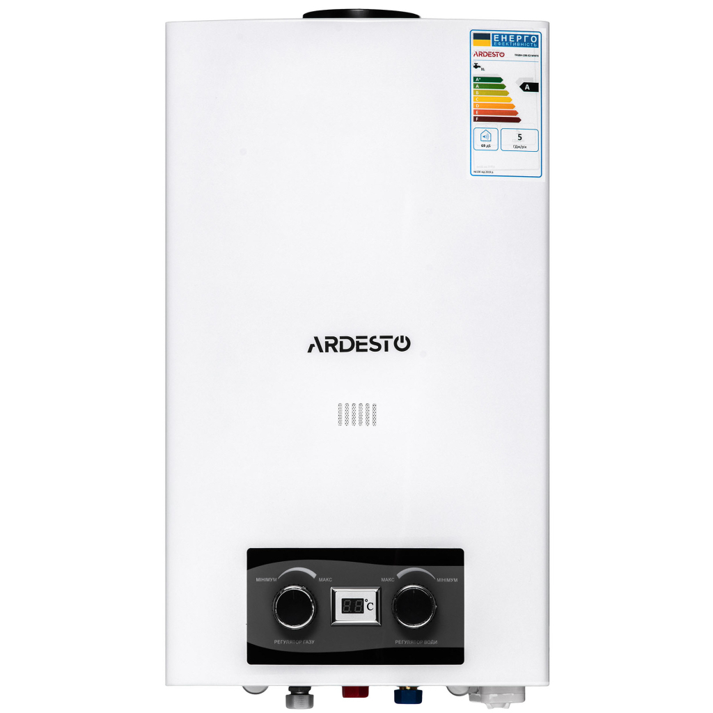 Проточний водонагрівач Ardesto TFGBH-10B-X2-WHITE - изображение 2