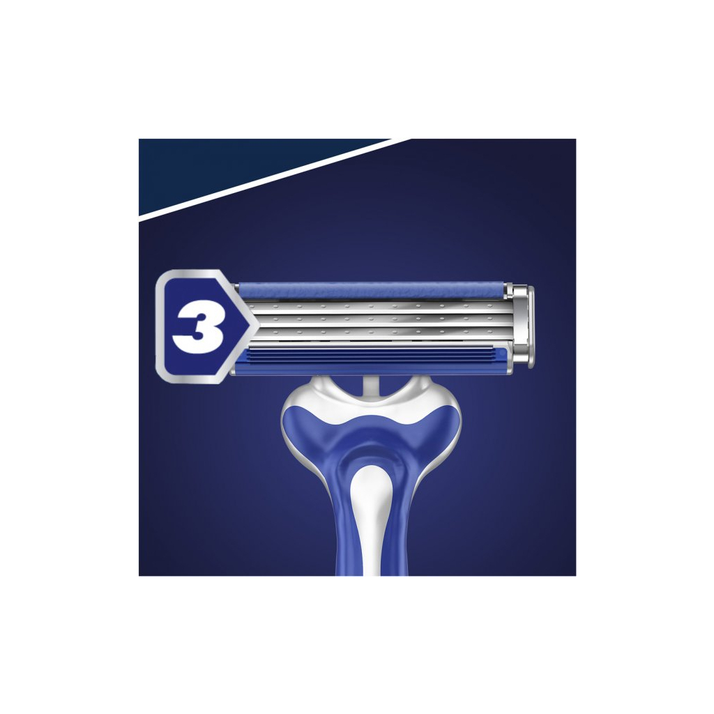 Бритва Gillette Blue3 Comfort одноразова 3 шт. (7702018531813) - зображення 3