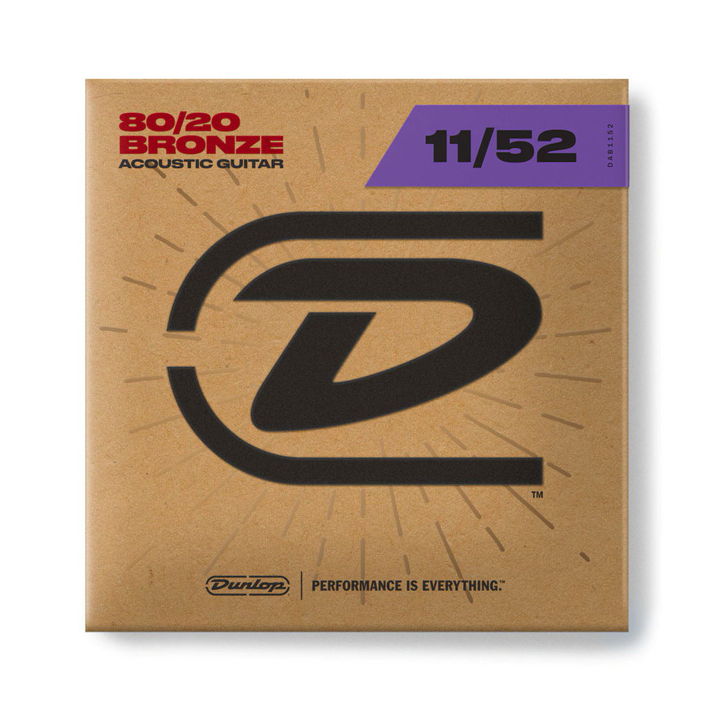 Струни для гітари Jim Dunlop 80/20 Bronze Acoustic Guitar Strings (11-52) (DAB1152) - зображення 4