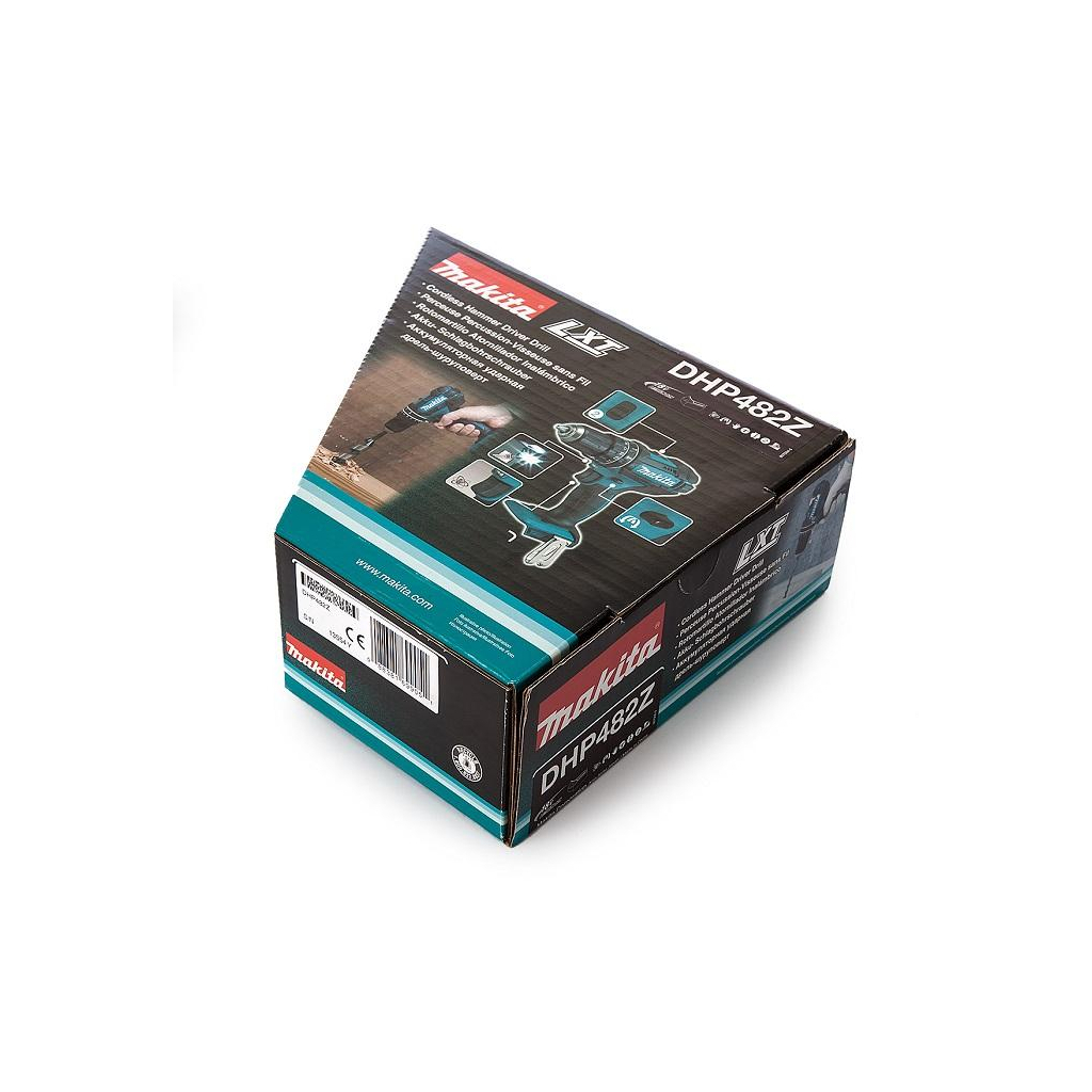Шуруповерт Makita дрель-шуруповерт с ударом LXT, 18В, 62 / 36Нм (без аккумулят (DHP482Z) - зображення 4