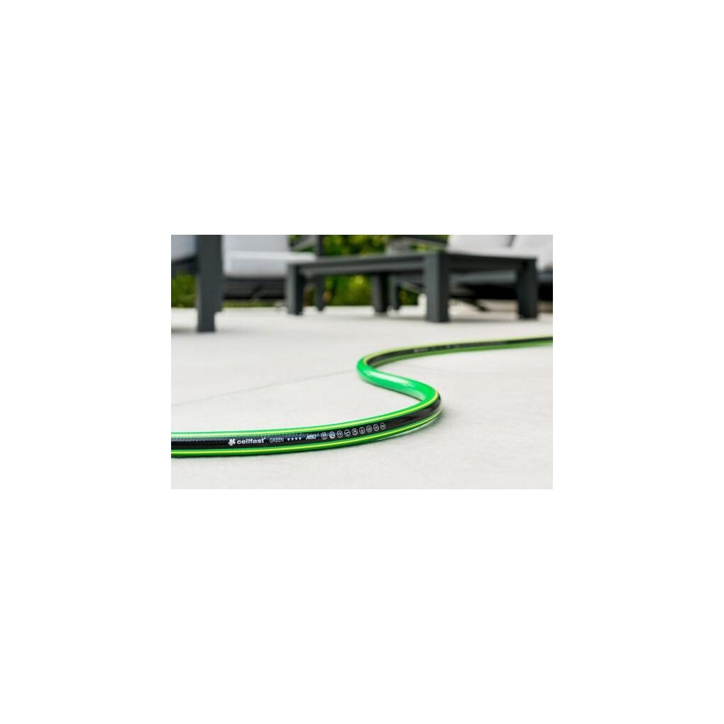 Шланг для поливу Cellfast GREEN ATS, 3/4", 25м, 5 шарів, до 30 Бар, -20…+60°C (15-120) - изображение 3