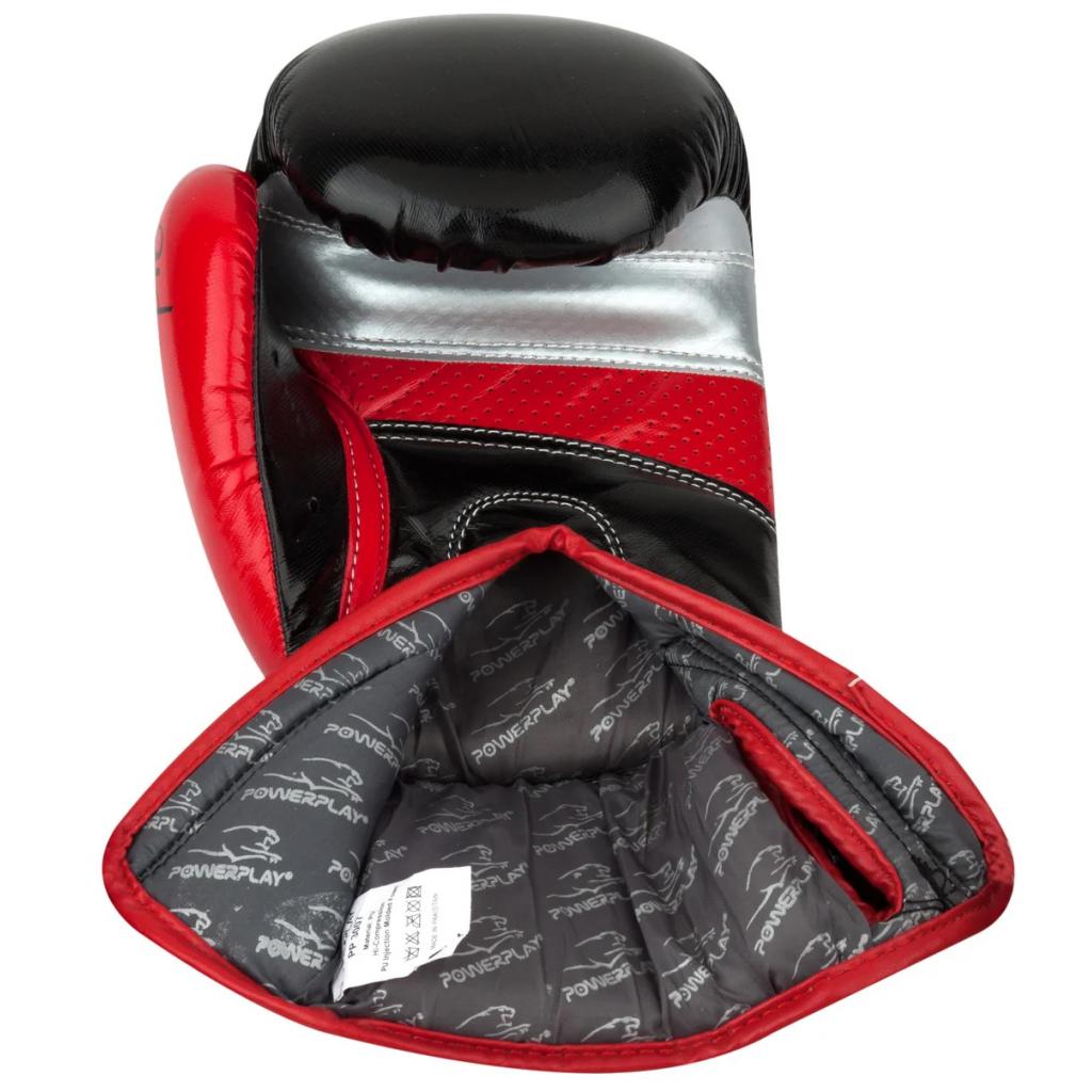 Боксерські рукавички PowerPlay 3007 10oz Black (PP_3007_10oz_Black) - зображення 5