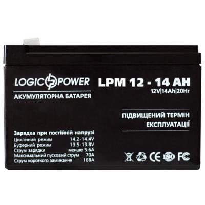 Батарея до ДБЖ LogicPower LPM 12В 14Ah (4161) - зображення 1