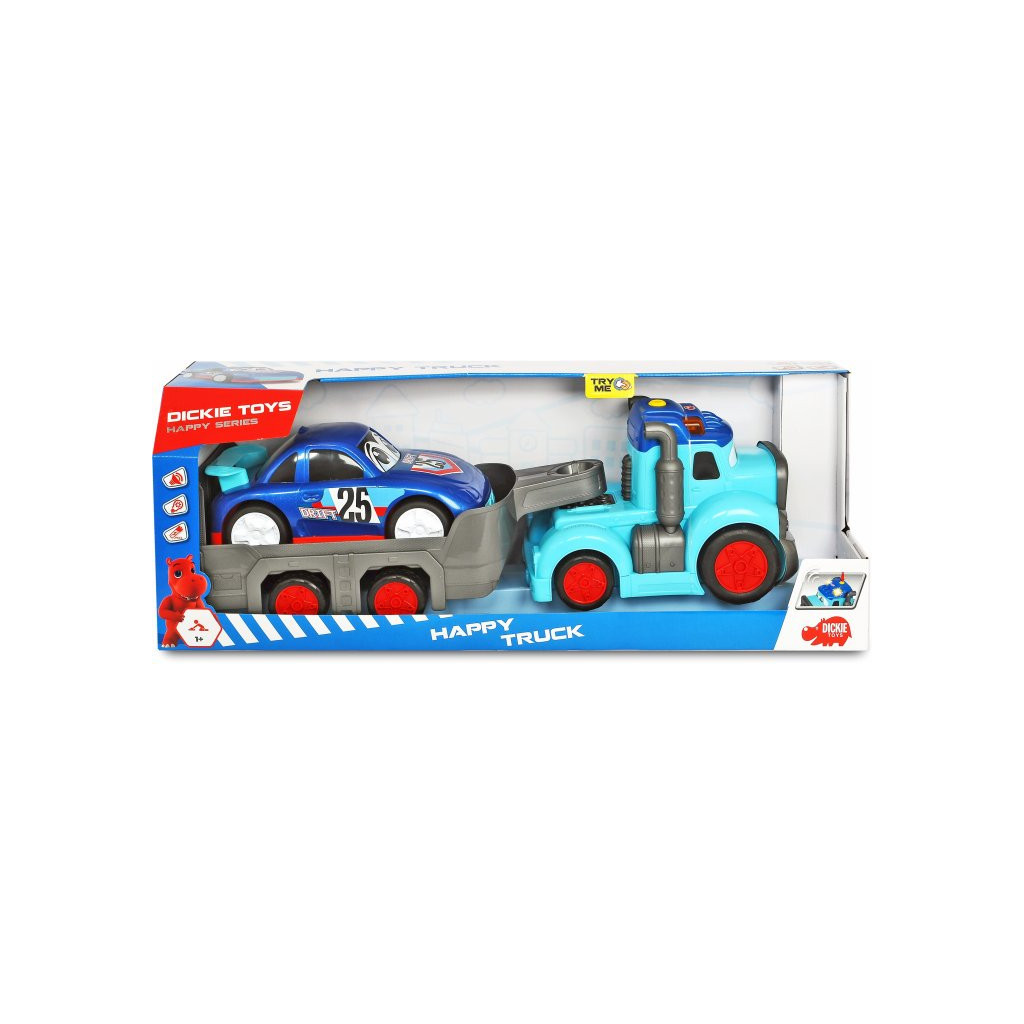 Спецтехніка Dickie Toys Вантажівка АВС "Тедді" зі звук. та світл. ефектами, з причепом та машинкою, 60 см (4119002) - зображення 9