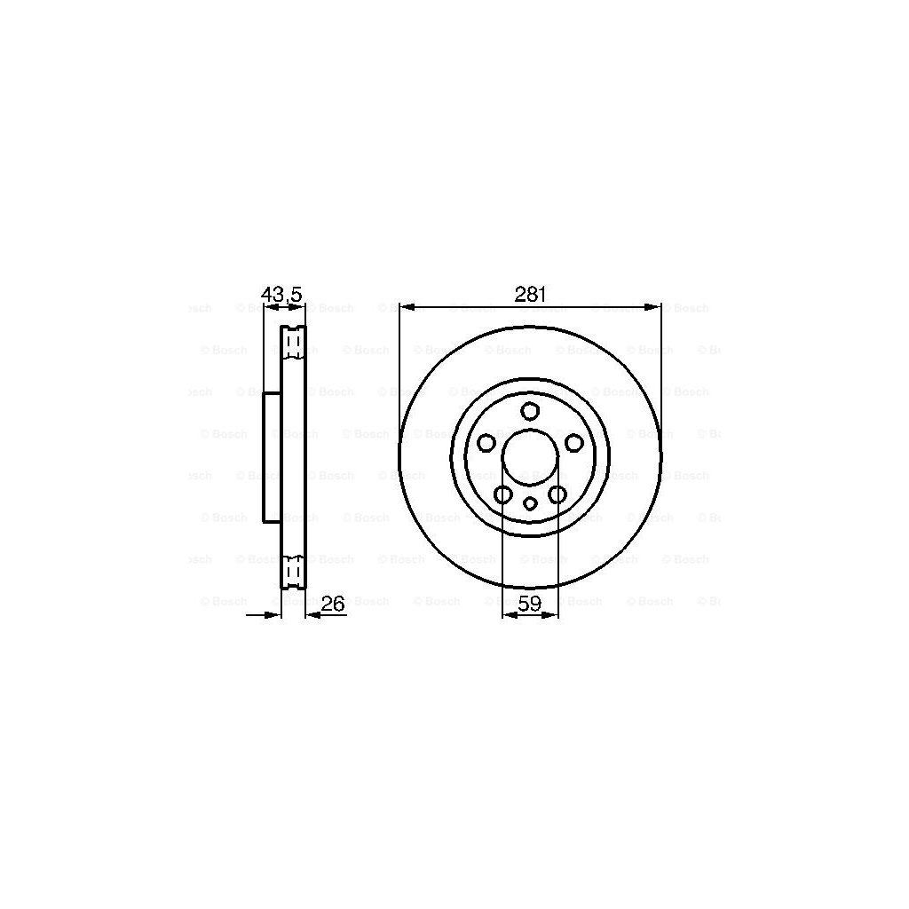 Гальмівний диск Bosch 0 986 478 812 - зображення 5
