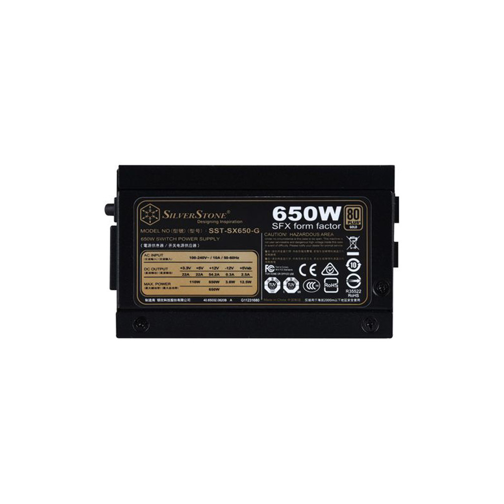 Блок живлення Silver Stone 650W STRIDER (SST-SX650-G) - зображення 4