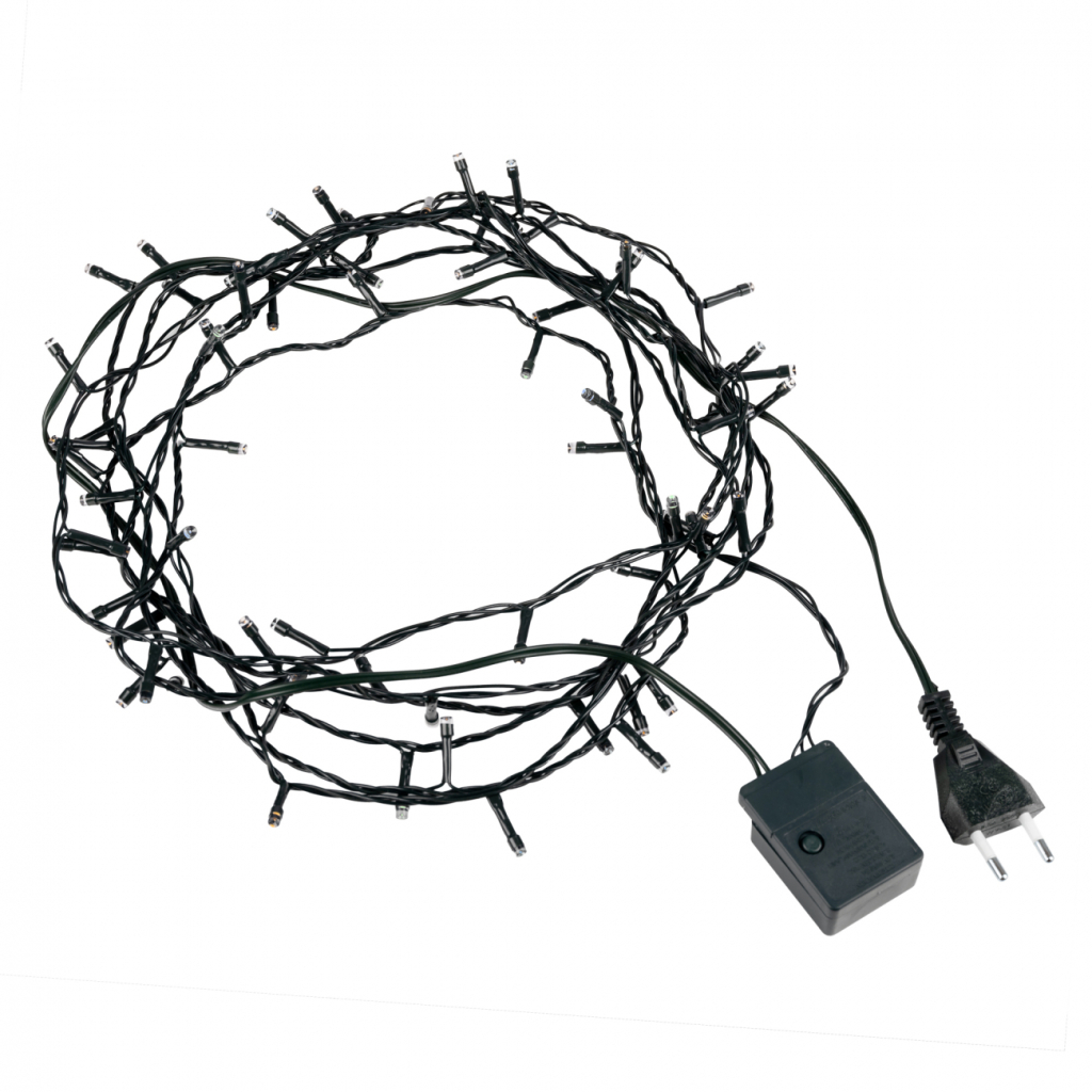 Гірлянда YES! Fun Нитка 70 LED Різнокольорова 4.9 м 8 режимів Мерехтіння (974844) - зображення 2