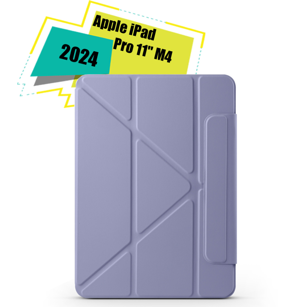 Чохол до планшета BeCover Ultra Slim Origami Magnetic Apple iPad Pro 11" M4 2024 Deep Purple (712963) - зображення 1