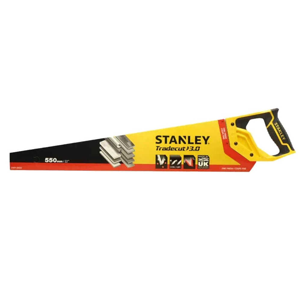 Ножівка Stanley Tradecut, універсальна, із загартованими зубами, L=550мм, 11 tpi. (STHT1-20353) - изображение 3