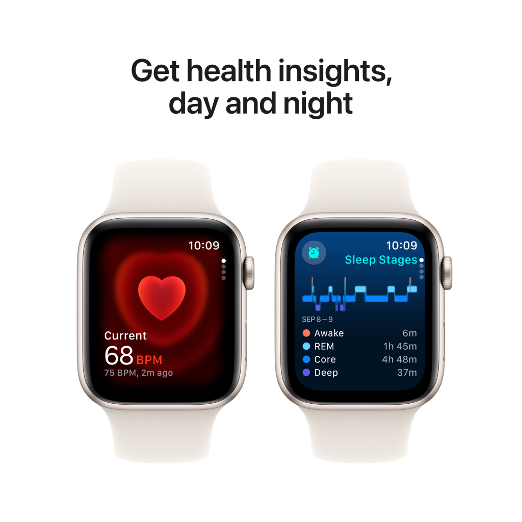 Смарт-годинник Apple Watch SE GPS + Cellular 40mm Starlight Aluminium Case with Starlight Sport Band - S/M (MXGJ3QH/A) - зображення 5