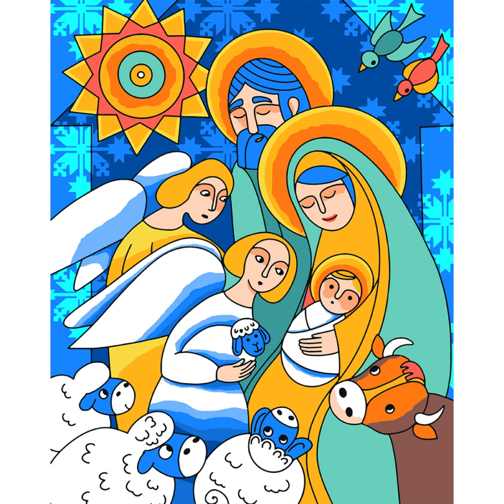 Картина по номерам Santi Різдво 40*50 см ©mosyakart (954722) - изображение 1