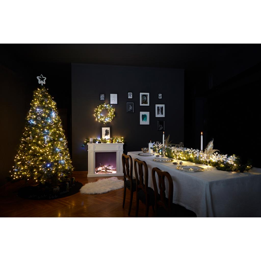 Гірлянда Twinkly Smart LED Cluster AWW, 400, BT+WiFi, Gen II, IP44 кабель чо (TWC400GOP-BEU) - зображення 7