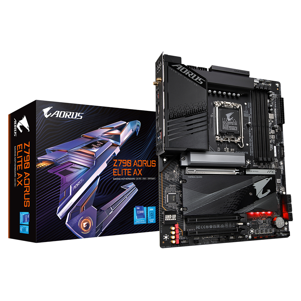 Материнська плата GIGABYTE Z790 AORUS ELITE AX - зображення 2