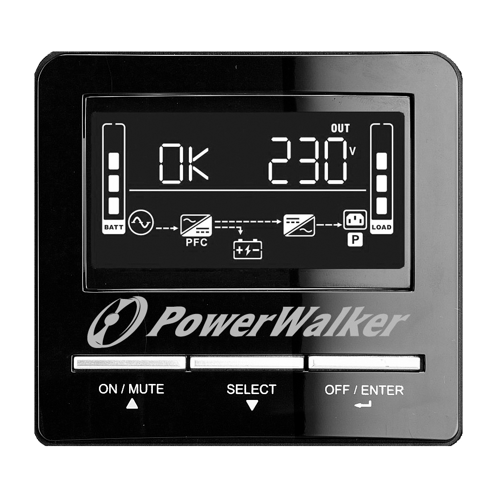 Пристрій безперебійного живлення PowerWalker VI 3000 CW IEC (10121105) - зображення 5