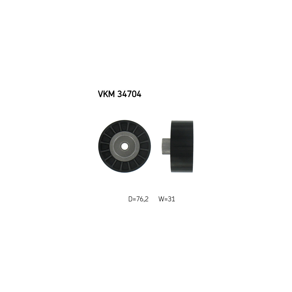 Ролик натягувача ременя SKF VKM 34704 - зображення 1