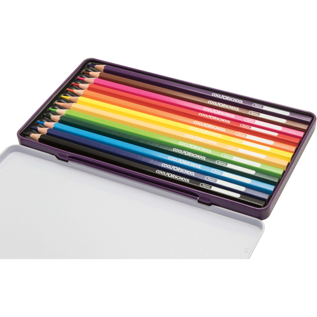 Олівці кольорові Cool For School Premium шестигранні, 12 кольорів (CF15172) - зображення 2