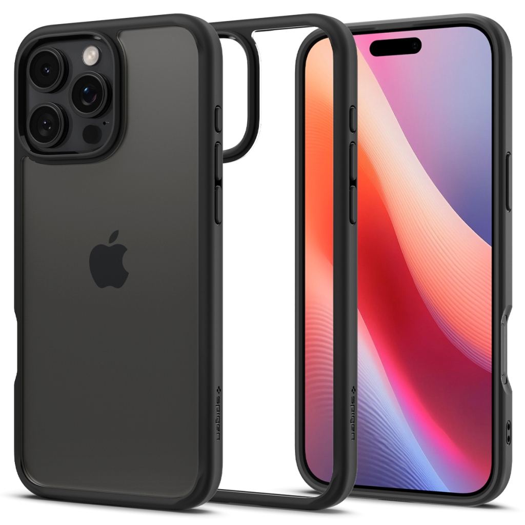 Чохол до мобільного телефона Spigen iPhone 16 Pro Ultra Hybrid Matte Black (ACS08125) - зображення 5