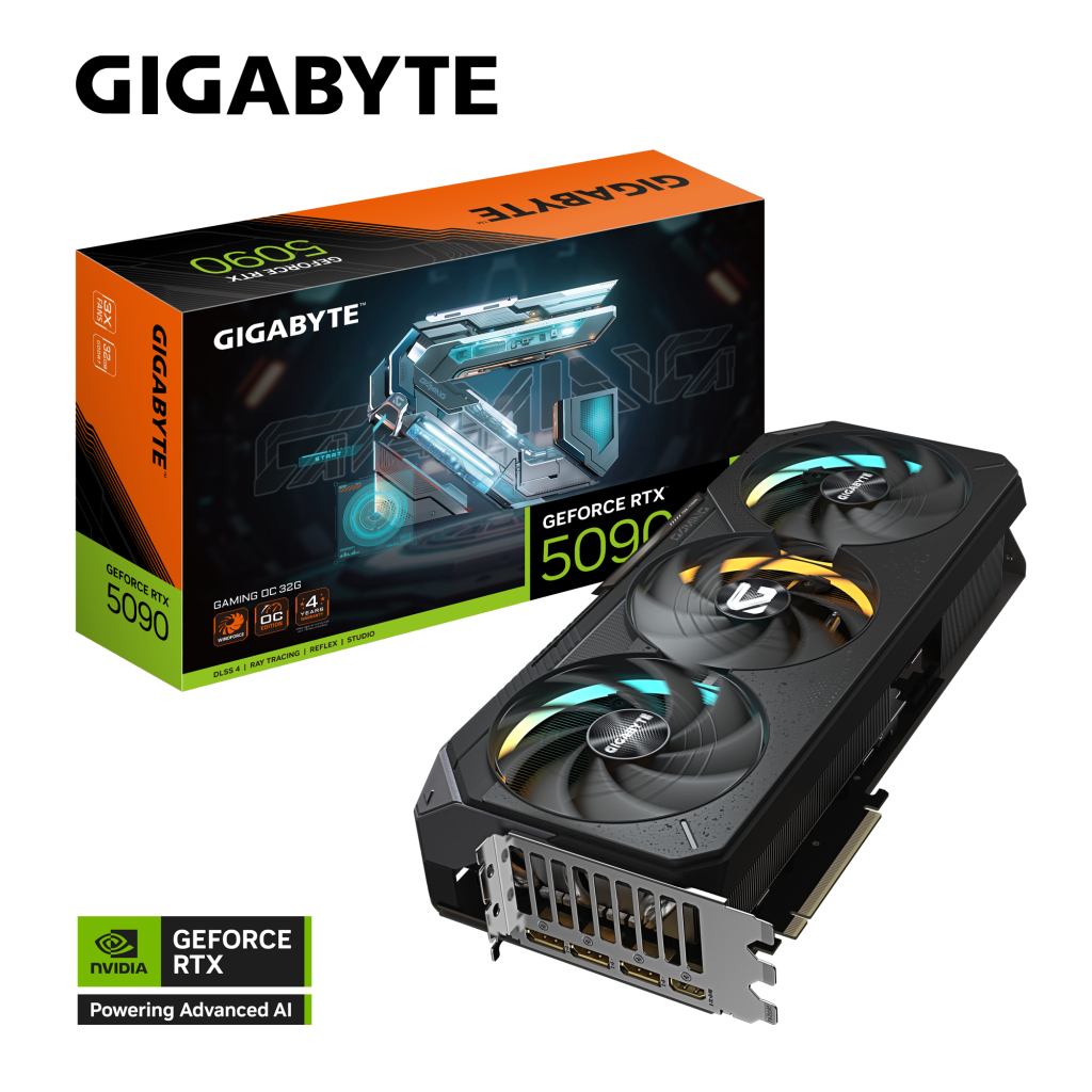 Відеокарта GIGABYTE GeForce RTX5090 32GB GAMING OC (GV-N5090GAMING OC-32GD) - зображення 11