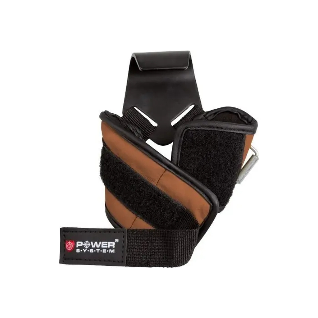 Гаки для тяги на зап'ястя Power System PS-3300 Hooks Brown XL (PS-3300_XL_Brown) - изображение 5
