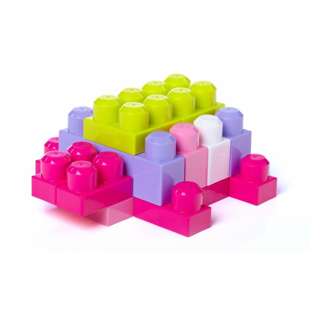 Конструктор Mega Bloks рожевий у мішку 60 деталей (DCH54) - зображення 3