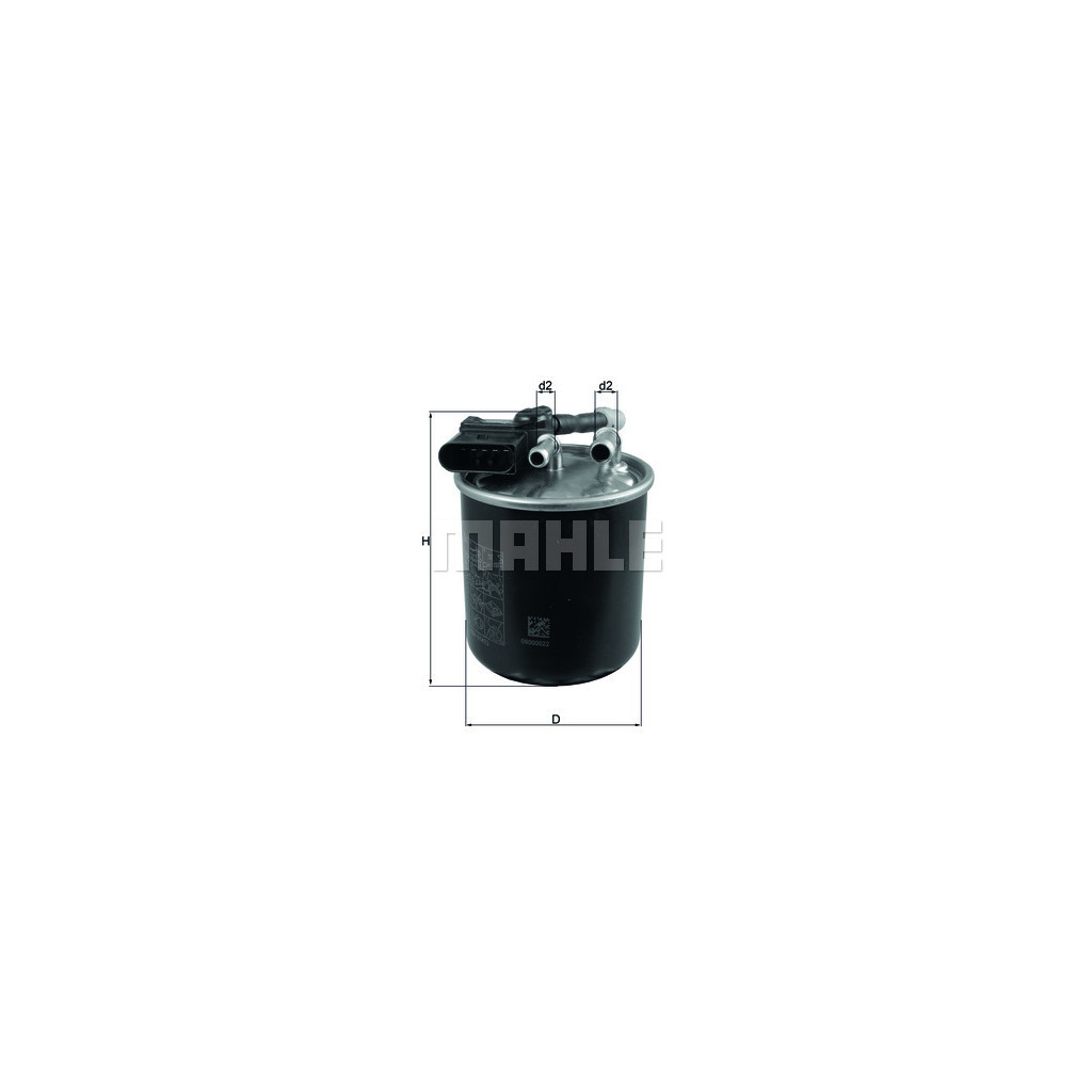 Фільтр паливний Mahle KL913 - зображення 4