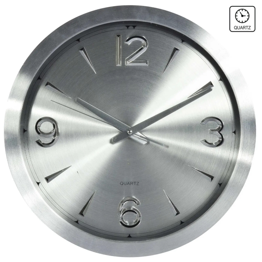 Настінний годинник Technoline Metal Silver (DAS301800) - изображение 2