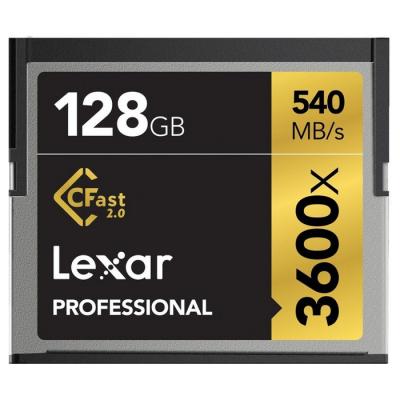 Карта пам'яті Lexar 128Gb Compact Flash 3600x Professional (LC128CRBEU3600) - зображення 1