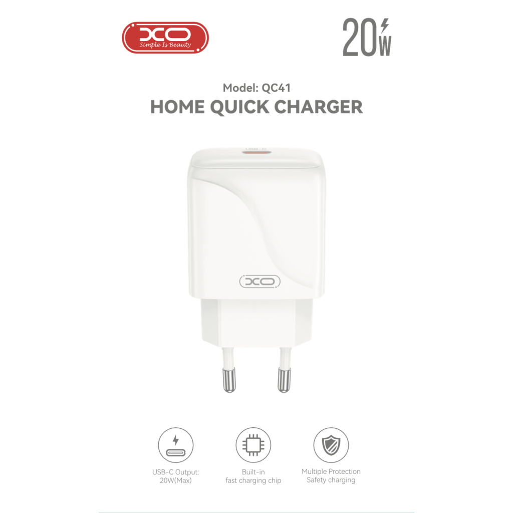 Зарядний пристрій XO USB-C PD20W (XO-QC41) - зображення 6
