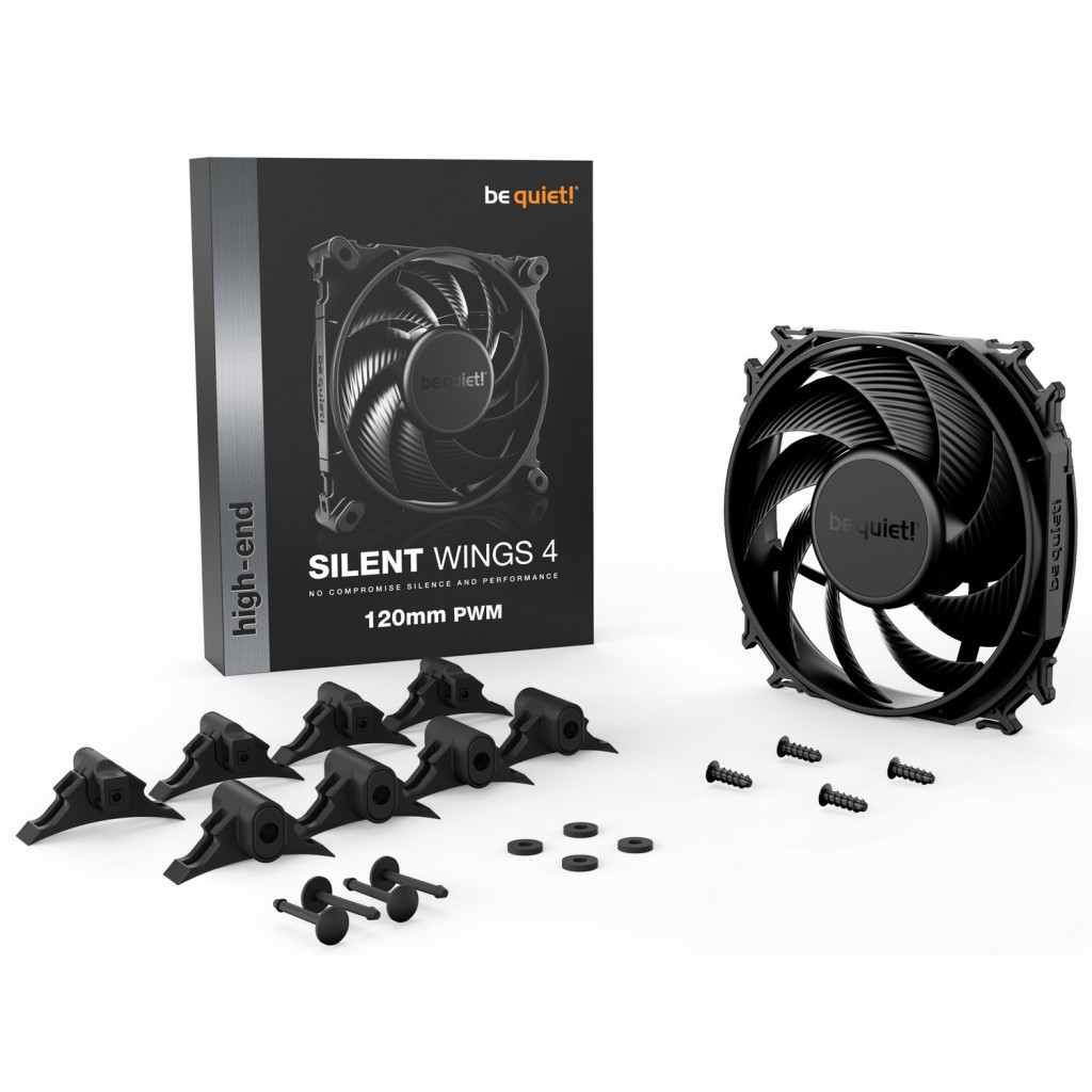 Кулер до корпусу Be quiet! Silent Wings 4 120mm PWM (BL093) - зображення 4