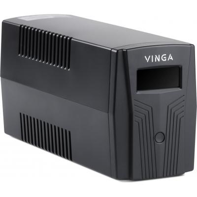 Пристрій безперебійного живлення Vinga LCD 1200VA plastic case (VPC-1200P) - зображення 6
