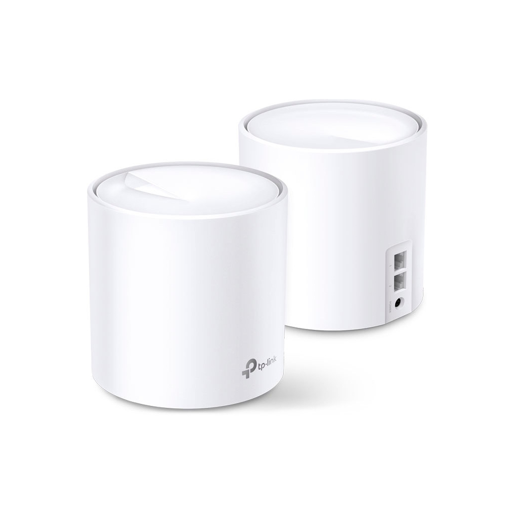 Точка доступу Wi-Fi TP-Link DECO X20 2PK AX1800 1xGE LAN 1xGE WAN MU-MIMO OFDMA MESH (DECO-X20-2-PACK) - зображення 2
