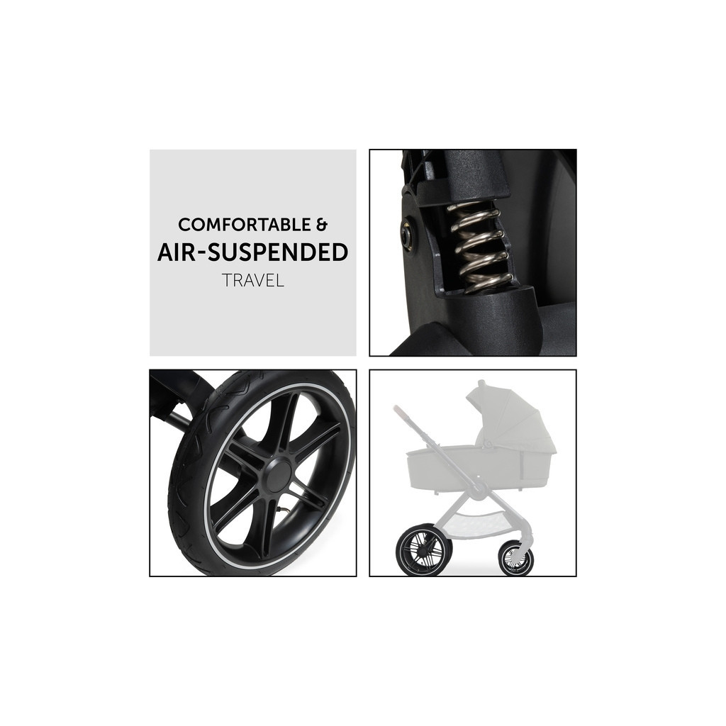 Коляска Hauck 2 в 1 Walk N Care Air (Dark Olive) (16549-2) - зображення 9