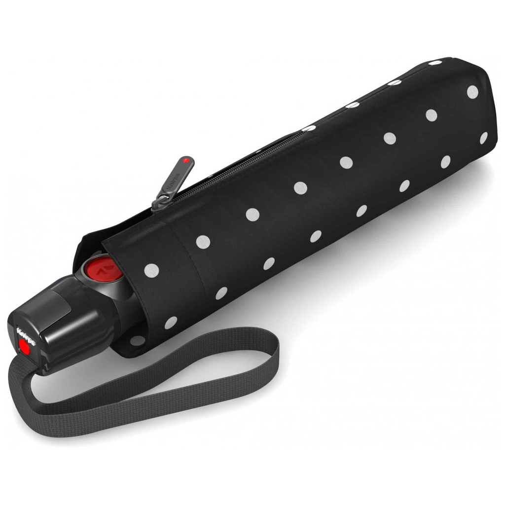 Парасоля Knirps T.200 Medium Duomatic Kelly Black UV Protection (Kn95 3201 4116) - зображення 2