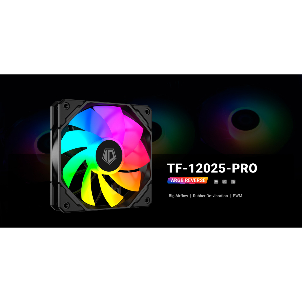 Кулер до корпусу ID-Cooling TF-12025-PRO-ARGB REVERSE - зображення 9