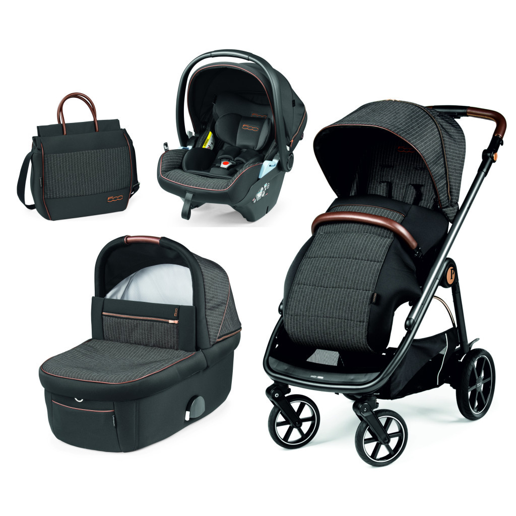 Коляска Peg-Perego 3 в 1 Veloce 500 з автокріслом Lounge (PACK-VEL31LG000003) - зображення 1