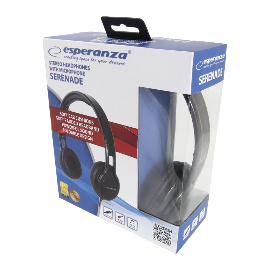 Навушники Esperanza Serenade Black (EH211K) - зображення 4