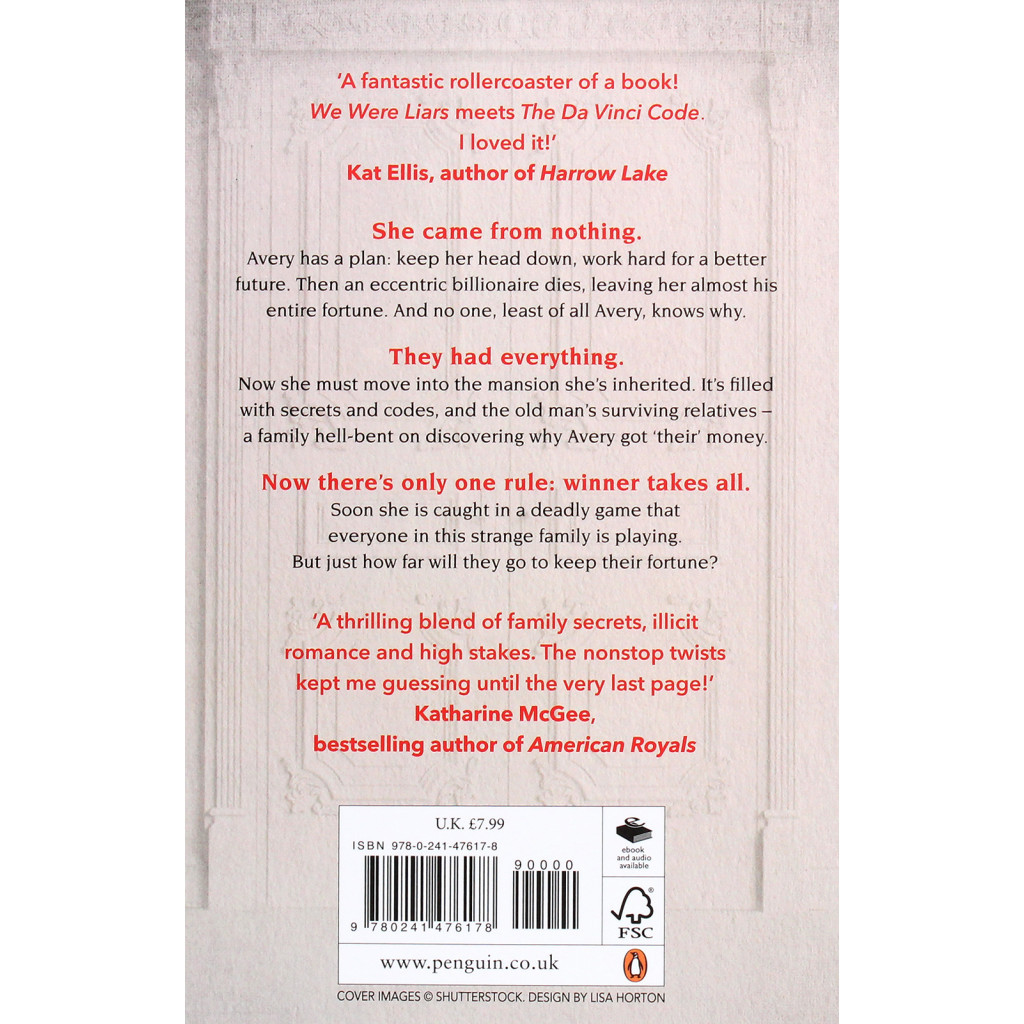 Книга The Inheritance Games - Jennifer Lynn Barnes Penguin (9780241476178) - зображення 2