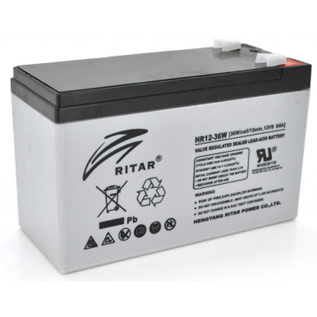 Батарея до ДБЖ Ritar 12V-9.0Ah (HR1236W) - зображення 1