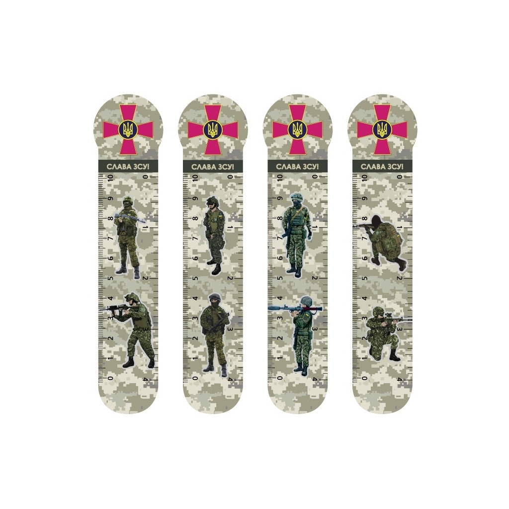 Закладки для книг Cool For School пластикові ЗСУ 4 шт (CF69112) - зображення 1