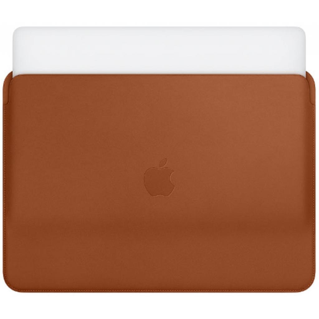 Чохол до ноутбука Apple 13" MacBook Pro, Leather Sleeve, Saddle Brown (MRQM2ZM/A) - зображення 4