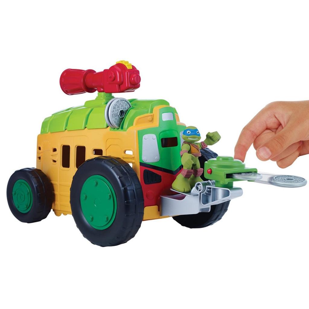 Бойовий транспорт TMNT Малыши Черепашки-Ниндзя Фургон с фигуркой Лео (96776) - зображення 3