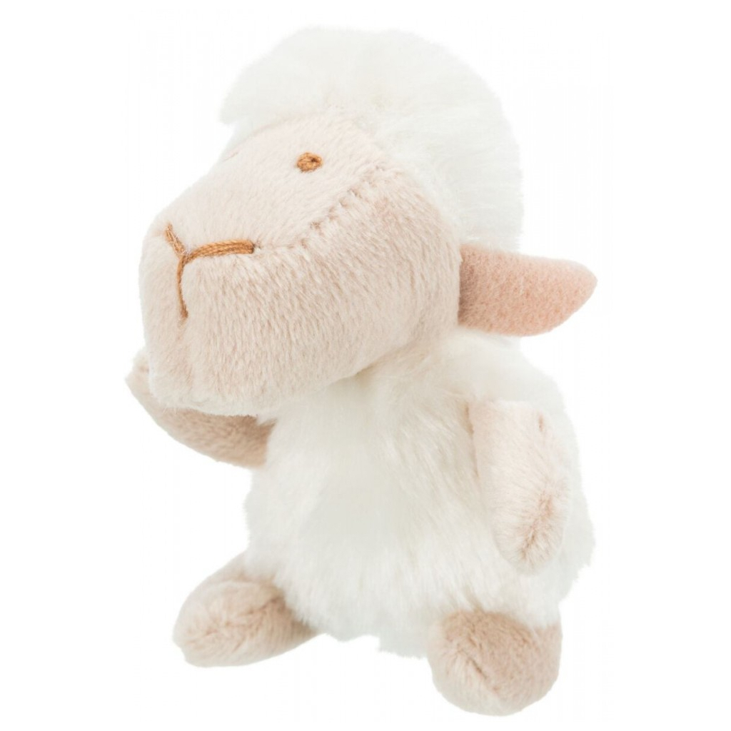 Іграшка для котів Trixie Вівця 10 см (плюш) (4011905457673) - зображення 1