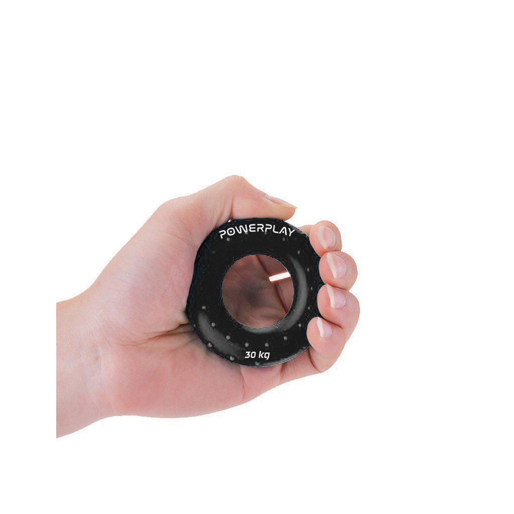 Еспандер PowerPlay PP-4338 Hand Grip Hard 30 кг Чорний (PP_4338_Black_30kg) - зображення 3